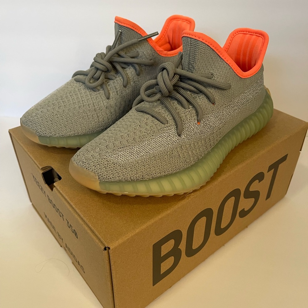Yeezy Boost 350 V2 Olive Green with Orange Inner